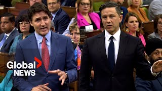 Poilievre calls Trudeau a “radical idealogue,