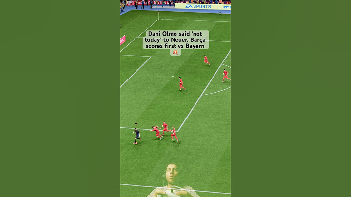 Dani Olmo said ‘not today’ to Neuer. Barça scores FIRST vs Bayern 💥 #barcavsbayern
