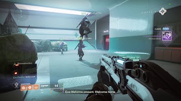 Deep Stone Crypt | Crypt Security, Bypassed: "Welcome Home" (Exo-Specific Dialogue) | Beyond Light