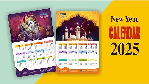 Coreldraw Tutorial - How To Make Calendar Design 2025 in Coreldraw #calendar #coreldrawinhindi