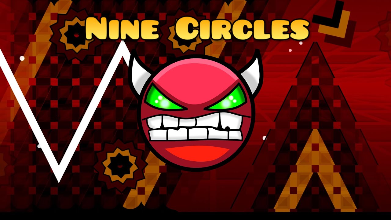 Nine Circles | HARD DEMON | by Zobros | Geometry Dash - YouTube