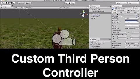 Making a Custom Third Person Controller from a First Person Controller in Unity 3D
