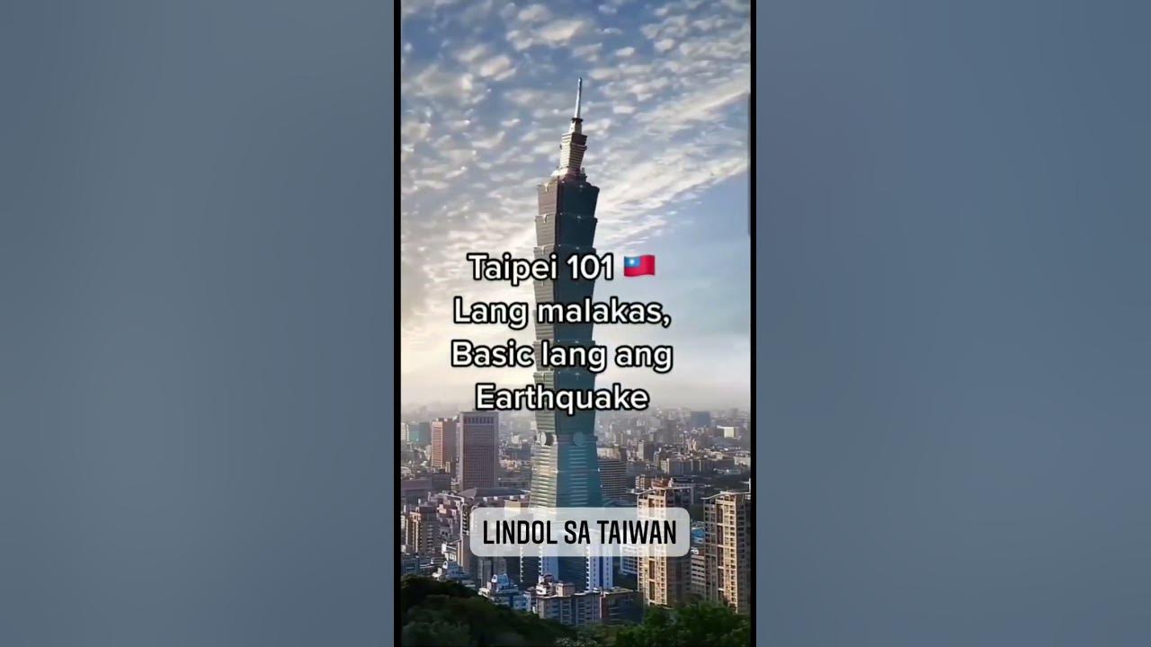 Taipei 101 during Earthquake shorts YouTube