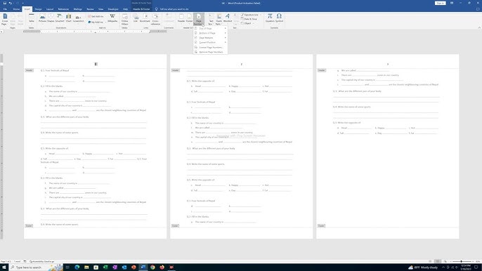 Learn Insert, Format, And Delete Page 2024