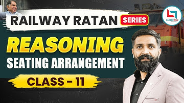 Railway Ratan Series | Railway Reasoning | Seating Arrangement | #11 |  Reasoning By Arun Sir