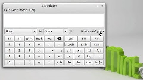 Scientific Calculator For Linux Mint