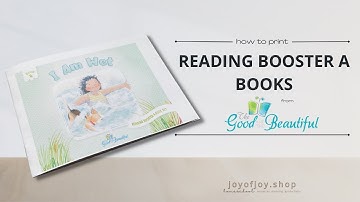 Tutorial | How to Print Reading Booster Books | TGTB LA Level K