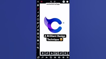 A Brilliant Technique for Vector Design. #logodesign #designtutorial  #vectorink