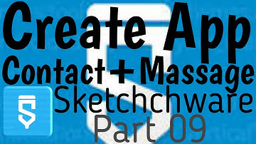 Create Massage And Contact App In Sketchware Pro @S2.SWARAJ#9 @SAMEER1GAMER @SAMEER-SWARAJSameer