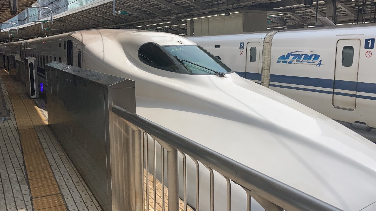新幹線 のぞみ219号N700A 車窓 東京→新大阪/ 東海道新幹線 東京1000発
