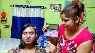ASMR|| Dating Makeup & Hair Binding Style Does My Moto Friend (Whispering)🫶💅 screenshot 4