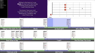 Back Of A Car - Big Star (play-along for guitar) screenshot 2