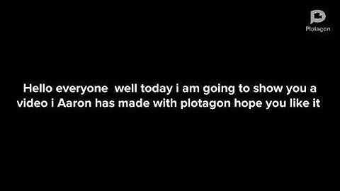 A animated plotagon video  with subtitles