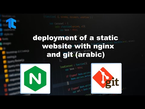 Deployment of static website with nginx and git