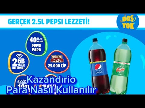 Kazandırio Para Nasıl Kullanılır - Kazandırio Pepsi Para Nasıl Kullanılır