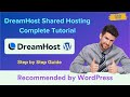 DreamHost Shared Hosting Complete Tutorial