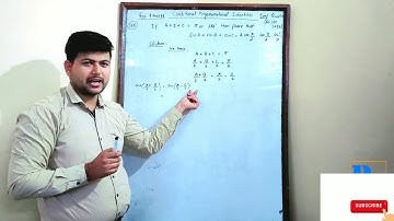 SEE Optional Mathematics;Trigonometry Long Question; Conditional Trigonometrical Identities IMP Q