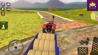 Tractor Trolley Farming Game Tractor Games #gameplay  #game #tractor #uflashGames screenshot 2