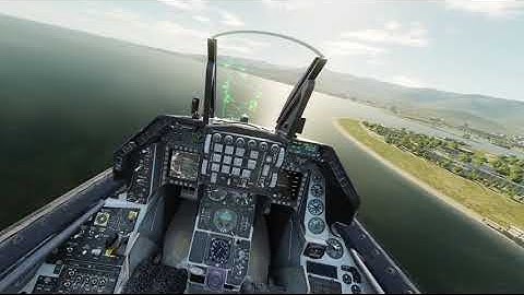 DCS World: F-16 Visual Reference Point pop-up attack demonstration