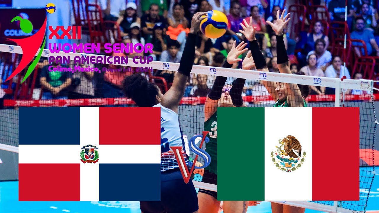 🇩🇴 República Dominicana vs México 🇲🇽 SemiFinal Copa Panamericana de Voleibol Femenino Mayores 2025