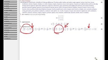 Finding Eigenvectors with CAS