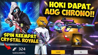 TRIK HOKI SPIN AUG CHRONO !! Spin Crystal Royale Lagi & Spin Aug Cyber Bounty Hunter Sampe Dapet