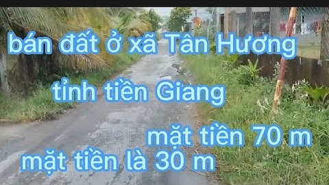 #mã số560#0386725208#bán đất ở xã Tân Hương đất được hai mặt tiền mặt tiền 30 m mặt tiền 70 m #