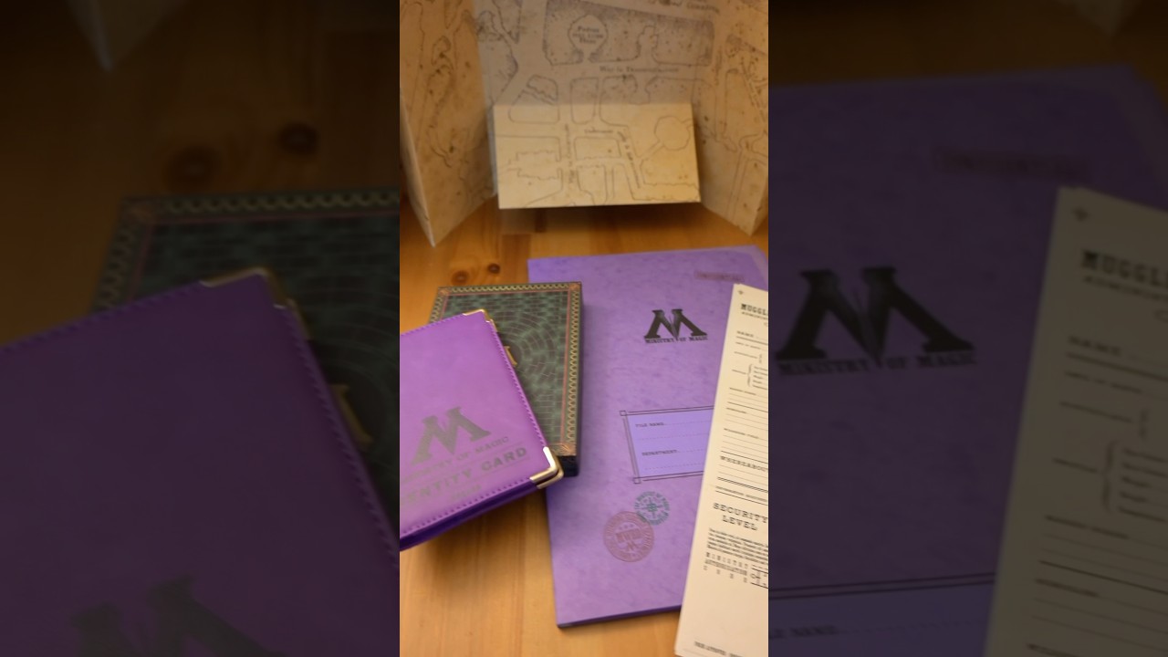 Harry Potter MinaLima Ministry of Magic Passport Holder and Stationery Set | 