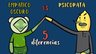 5 DIFERENCIAS entre un EMPÁTICO OSCURO y un PSICÓPATA