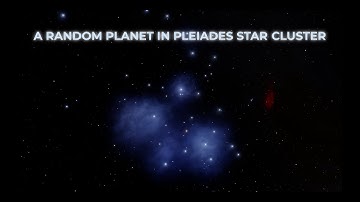 A Random Planet in Pleiades Star Cluster in Space Engine