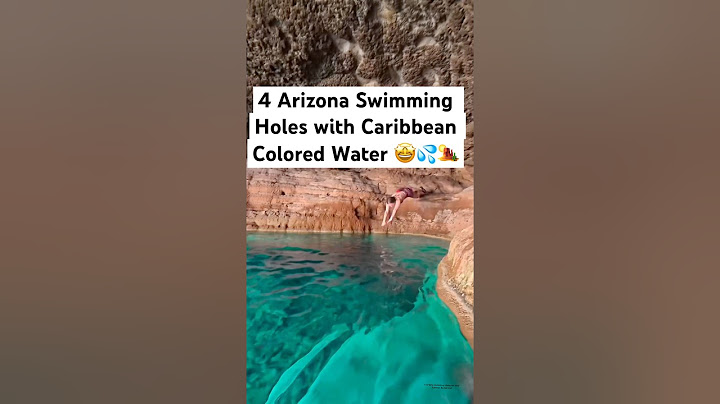 4 Arizona Swimming Holes with CARIBBEAN COLORED WATER 💦 🏜️ | Top Arizona Summer Adventures