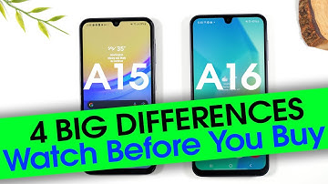 Samsung Galaxy A15 vs A16 Differences | What