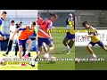 Arda gler scores a hard shot goal in front of carlo ancelotti during training today