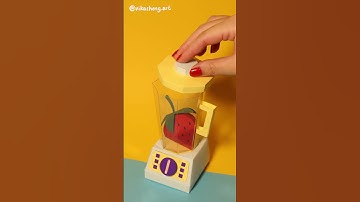 Paper Blender Stop Motion Video #paperart #papercraft #craftideas #stopmotion #stopmotionanimation