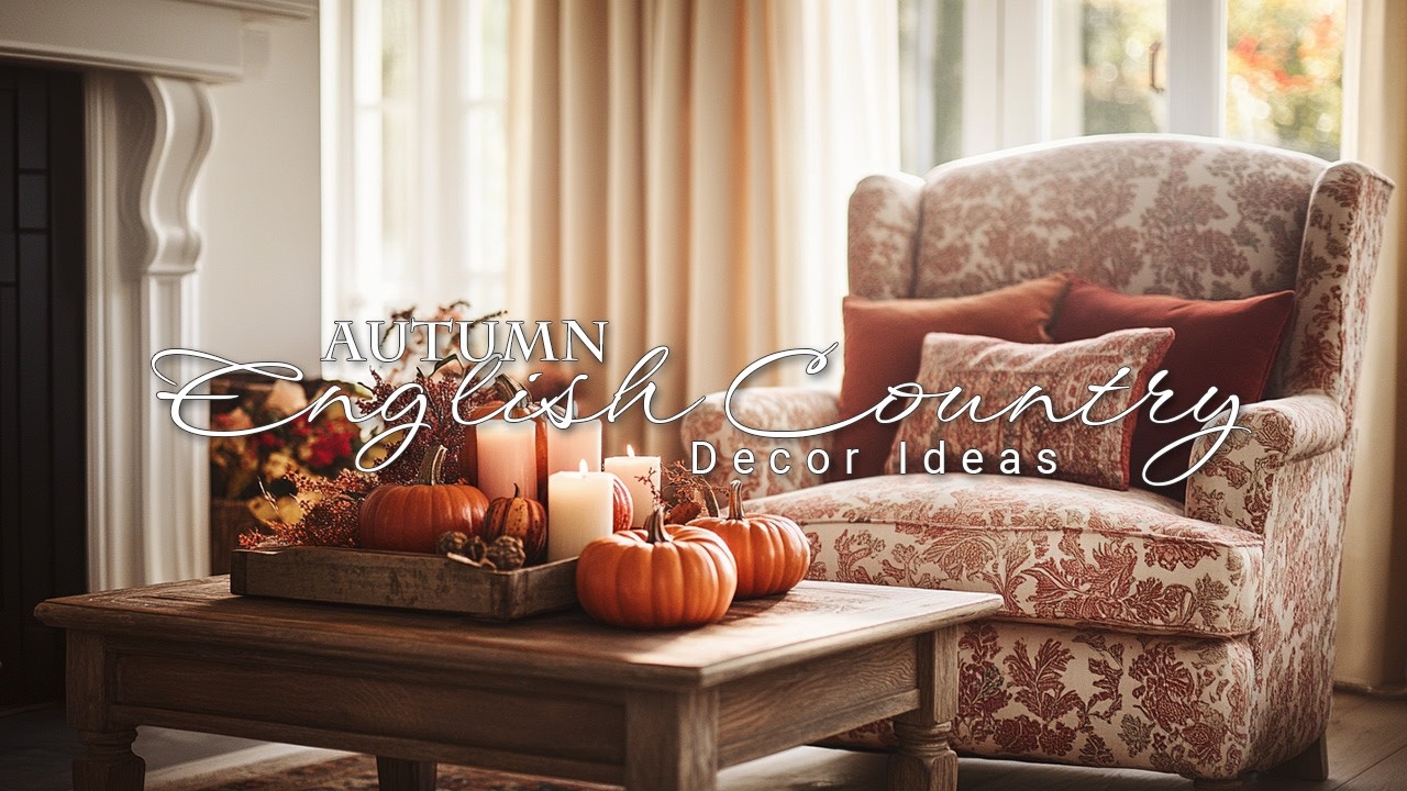 Charming Fall Decor: English Country Style for a Cozy Autumn