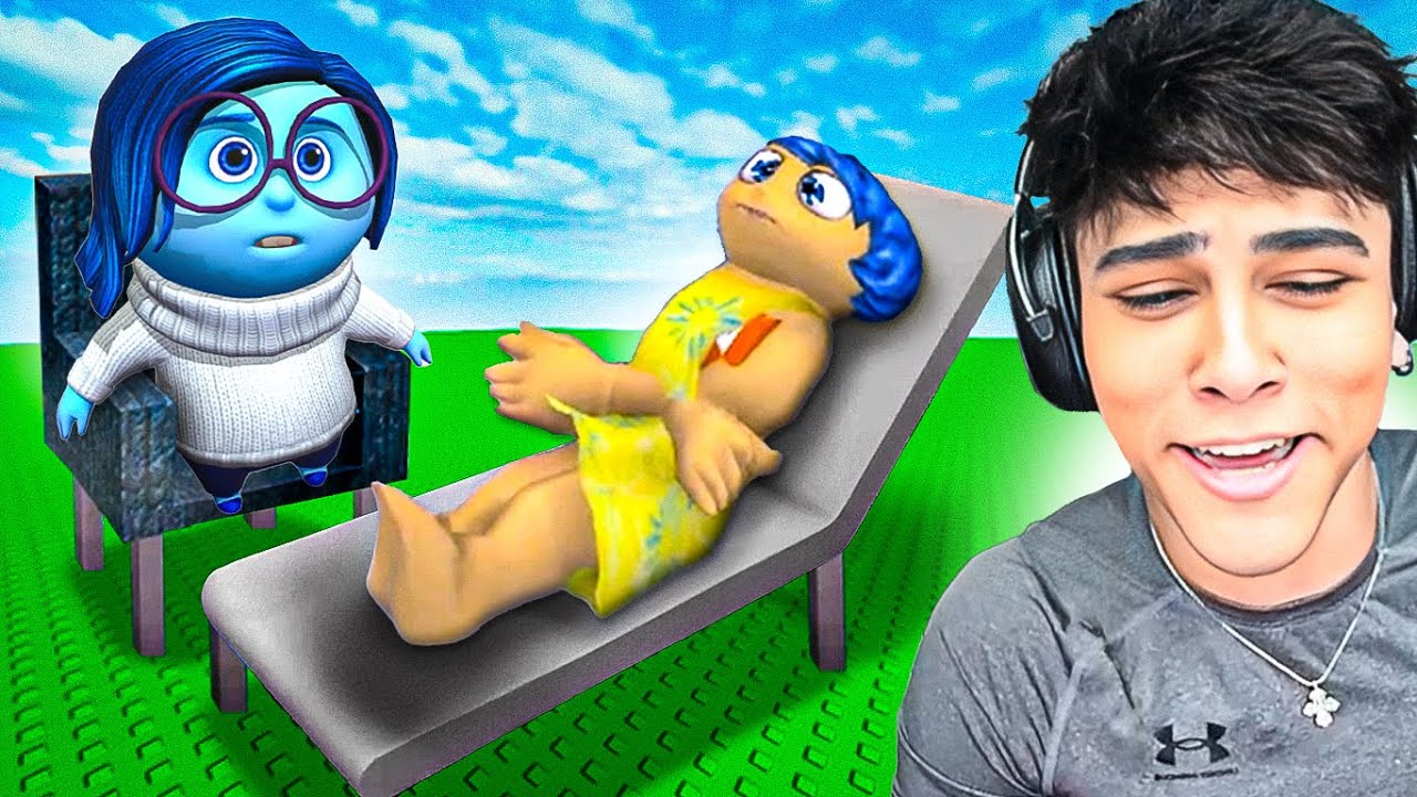 a ALEGRIA de DIVERTIDAMENTE foi para a terapia no ROBLOX!