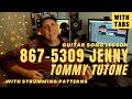 8675309 Jenny by Tommy TuTone Guitar Song Lesson with TABS &amp; Strums