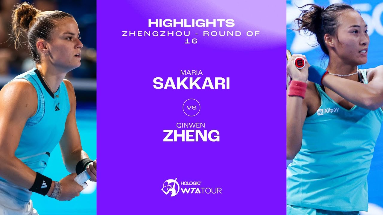 Qinwen Zheng vs. Maria Sakkari | 2023 Zhengzhou Round of 16 | WTA Match Highlights