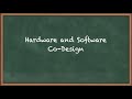 Hardwaresoftware codesign  embedded system  rtos