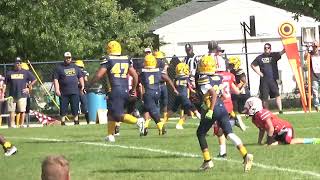 Great blocking by Calvin Brunson