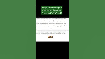 #notepadplus #convert #pixcel #wrt #nts #imagetotext #Notepad Plus Convertor Download - 9312953606