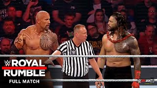 Roman Reigns vs. The Rock: Royal Rumble 2024 - Last Man Standing Match