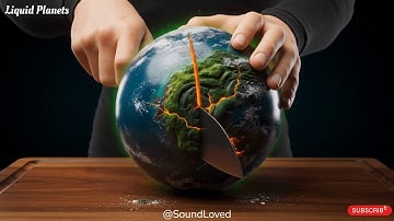 Amazing Molten Planets cutting with high quality ASMR