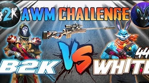 B2K VS WHITE 444 / AWM VS AWM - WHO IS THE LEGEND OF AWM IN FREE FIRE