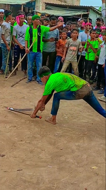 Aye Tamanna ye Ali💥 #talwarbaji #muharram #yahussain #shorts #khawaspur #siwan #kpwalavlogs
