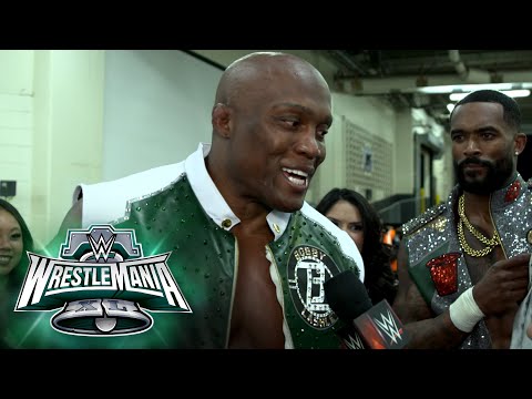 The Pride celebrate their huge win with Eagles cheerleaders: WrestleMania XL Sunday exclusive