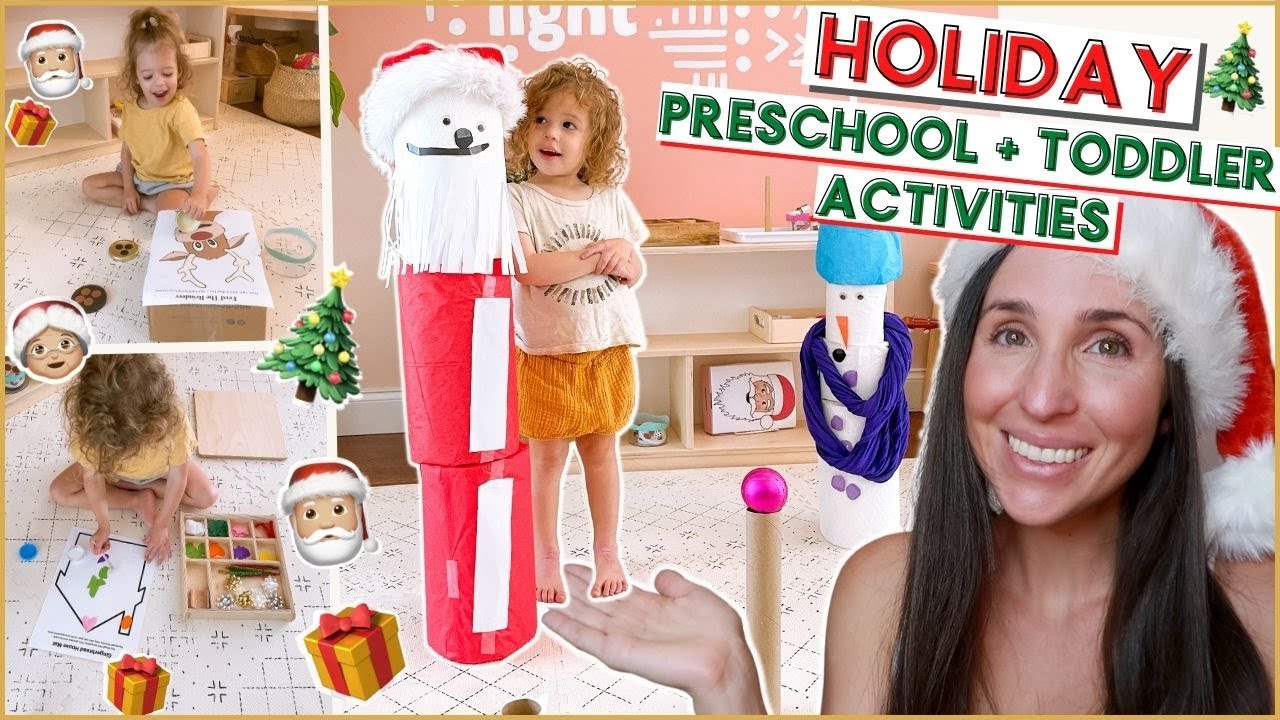 Christmas Activities for Toddlers and Preschoolers