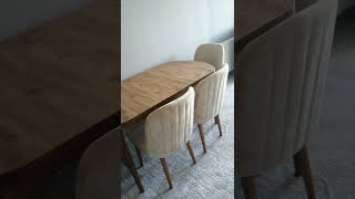 Mdf Kaşıklıklı Mutfak Masası