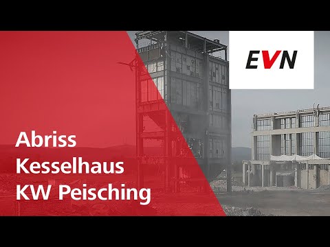 Kraftwerk Peisching - Das Kesselhaus ist weg!