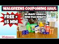 Walgreens haul soooo many great promotions and a new pg rebate  learn walgreens couponing